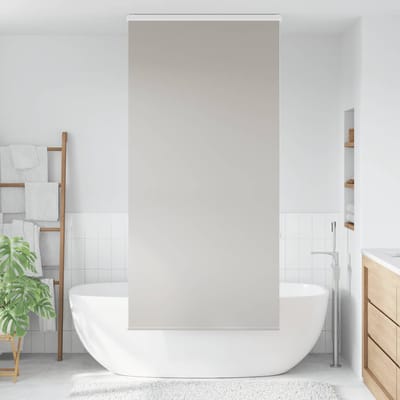 vidaXL - Doucherolgordijn - met - cassette - 100x240 - cm - stofbreedte - 96 - cm