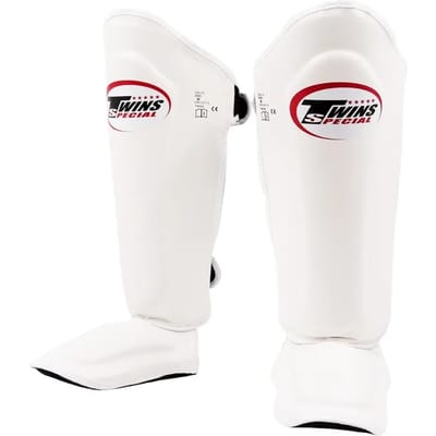 Twins Special SGL-7 Scheenbeschermers Wit – Muay Thai & Kickboksen – Maat XL