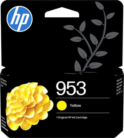 Inktcartridge HP 953 - 8.5 ml - Gelb - original - Offi Origineel Single Geel F6U14AE