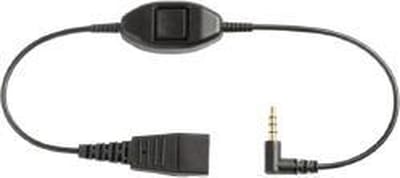 Jabra Link Mobile 8800-00-87 QD 3.5mm Male Zwart