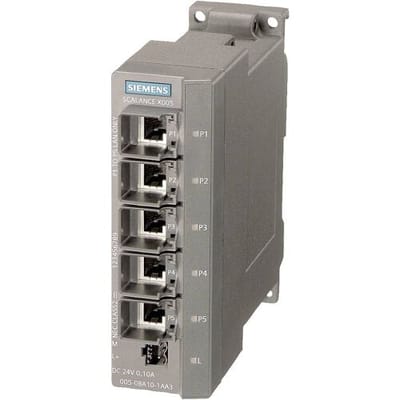 Siemens 6GK50050BA101AA3 6GK5005-0BA10-1AA3 Industrial Ethernet Switch 10 / 100 MBit/s