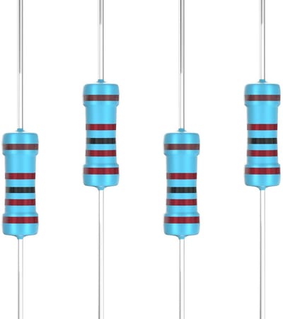 Weerstand Metaalfolie - Componenten Set - Elektronische Projecten - Hoge Precisie - 100 Stuks 1W - Zilverkleurig