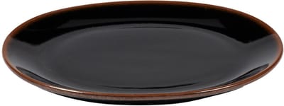 Serax Out Of Lines By Uncharted Dinerbord Ø22,5 Black Brown