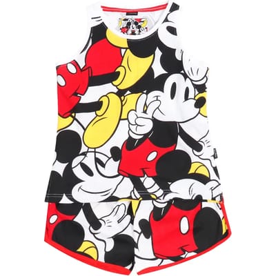 Mouwloos pyjama voor meisjes Disney Big Mickey