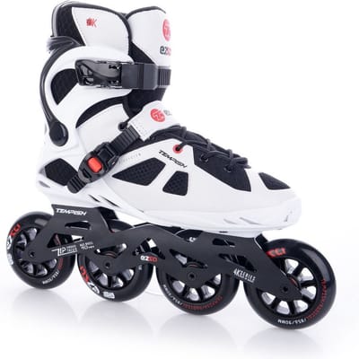 Tempish Ezza 90 Skeelers Volwassenen – 4x90mm Wielen – Fitness Inline Skates – Wit Zwart – Maat 39
