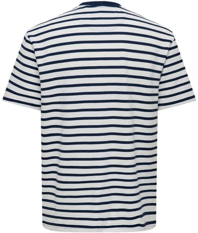 Only & Sons Kian Reg Seersucker T-shirt Met Korte Mouwen Veelkleurig 2XL Man