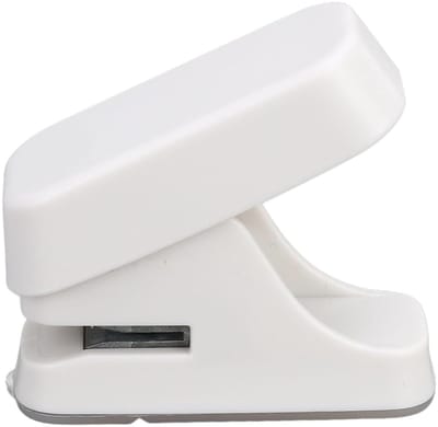 Enkele gaten papier perforator, draagbare papier snijder voor disc binding, scrapbooking, journaling en knutselprojecten