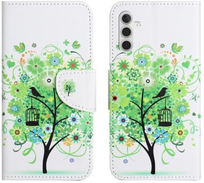 Coverup Hoesje - Geschikt voor Samsung Galaxy A56 Hoesje - Coverup Book Case - Colour Tree