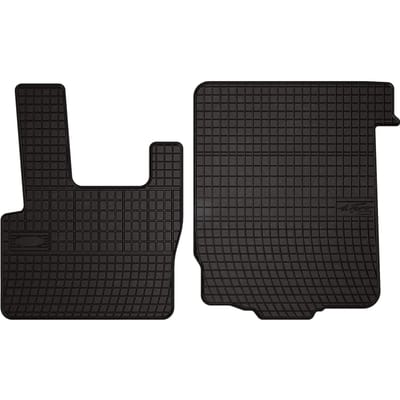 Wielganizator SolidPRO Serie - Zwarte Rubber Autovloermatten - DAF XF XF95 (1997-2006) - Perfecte Pasvorm