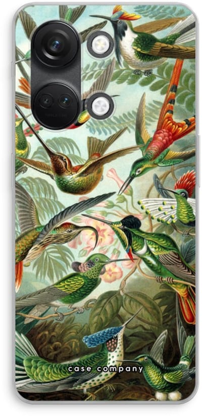 Case Company® - Hoesje geschikt voor OnePlus Nord 3 hoesje - Haeckel Trochilidae - Soft Cover Telefoonhoesje - Bescherming aan alle Kanten en Schermrand