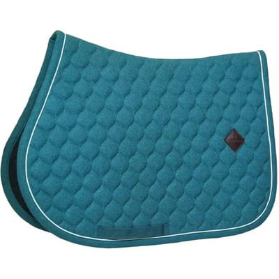 Kentucky Horsewear - Zadeldoek melange jumping donker groen