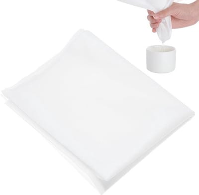Gaasfilter 250 Micron - Fijn Nylon Filternet - 40 x 400 cm - Slijtvast/Drukbestendig - Duurzaam - Ideaal voor Verffilterprojecten - Filterdoek
