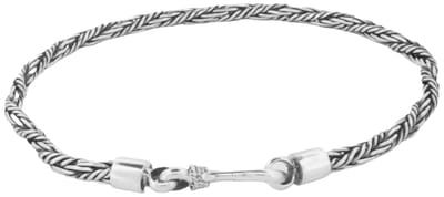 Jonline Citta Vithi Zilveren Ambachtelijke Buddha Armband model 15 maat XS