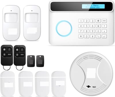 Alarmsysteem huis - Slim alarm - Thuis beveiligen - App bediening - SET E - Zwart
