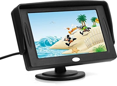 Achteruitrijcamera met GPS en 4,3 inch TFT-LCD Scherm