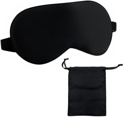 Dailygoods- Slaapmasker Zacht - Verstelbaar Zijde - Oogmasker Verduistering - Uniseks Volwassenen/Tieners - Ideaal voor Reizen - Afmetingen 22cm x 11cm x 1cm