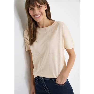 Shirt met foliedruk