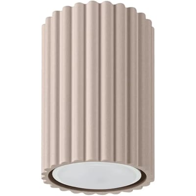 Sollux Lighting Plafondlamp Karbon - GU10 - taupe - aluminium - 6.5x6.5x10cm
