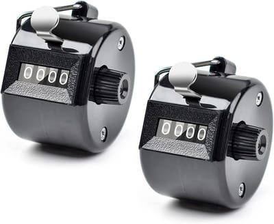 Handmatige 4-cijferige klikmeter voor sport en training - 2 stuks
