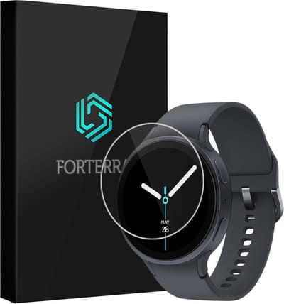 Screenprotector Geschikt voor Samsung Galaxy Watch 8 (40 mm) - Sterk & Shockproof - Tempered Glass - Gehard Glas - Beschermglas Screen Cover - Bescherm Protector voor Smartwatch