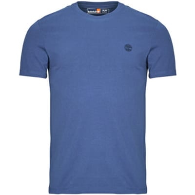 Timberland Slim Fit T-Shirt Met Geborduurd Logo, Blauw