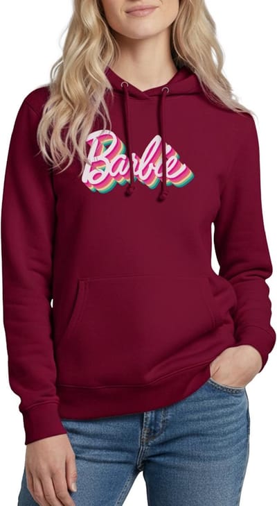Barbie Kleurrijk Logo Hoodie Dames
