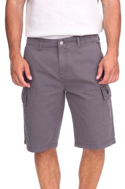U.S. POLO ASSN. | Heren | Cargo Shorts | Lichtgewicht | Regular Fit | Grijs | Maat XL