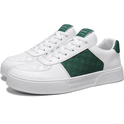 Heren Skateboard Schoenen Mode Casual Sneakers Sportschoenen Outdoor Ademend Lichtgewicht Hardloopschoenen Wandelschoenen Tennisschoenen 39 white