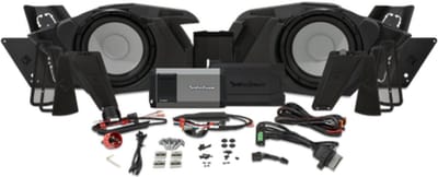 HD14-SBSUB-Rockford Fosgate-Dual 20 cm (10") Subwoofer Kit FOR 2014+ Harley-Davidson® Saddlebag