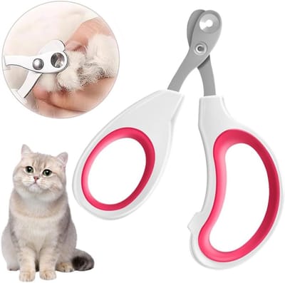 Stainless Steel Cat Nail Clipper - Safe, Comfortable, and Durable for Cat, Kittens, Rabbits, and Small Animal Nail Care