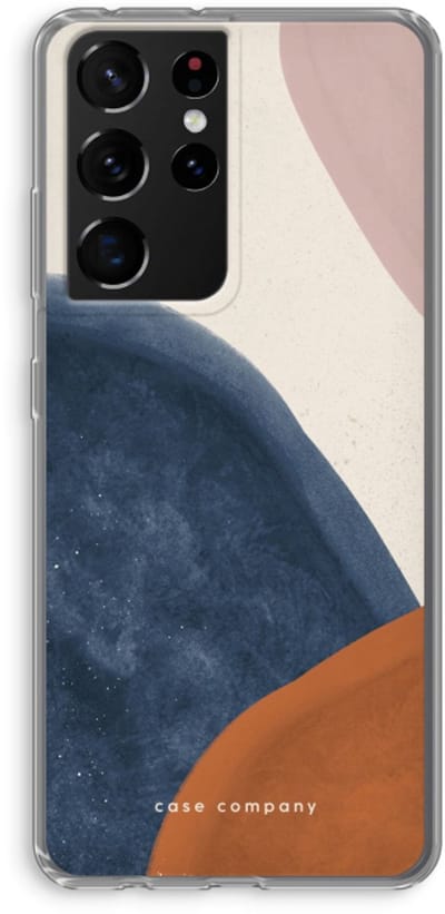 Case Company® - Hoesje geschikt voor Samsung Galaxy S21 Ultra hoesje - Geo #1 - Soft Cover Telefoonhoesje - Bescherming aan alle Kanten en Schermrand