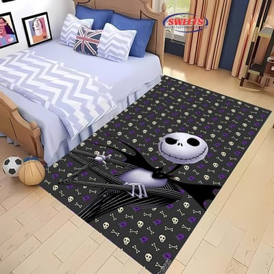 The Nightmare Before Christmas Tapijt Nieuwe Release! Antislip Geluidsisolatie, Vloerkleed voor Woonkamer Slaapkamer, Duurzame Wasbare Mat 40x60cm (16x24in)