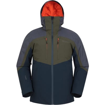 Mountain Warehouse Heren Anton Waterdichte Ski jas (Kaki Groen)