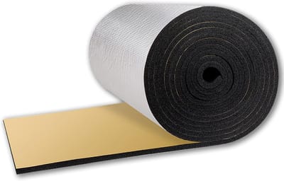 Geluidsisolatie rol - Isolatieschuim mat - Camper isolatie - Zelfklevende laag - 10 meter x 1m