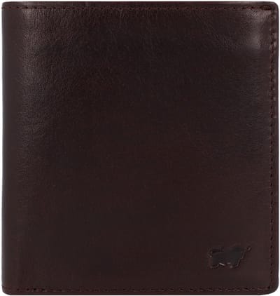 Braun Büffel Portemonnee Arezzo RFID Carré 8CS Wallet Brown Donkerbruin
