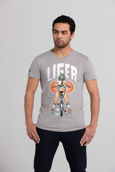 LIGER - Limited Edition van 360 stuks - Erik Kriek - Pin Up - T-Shirt - Maat XXL