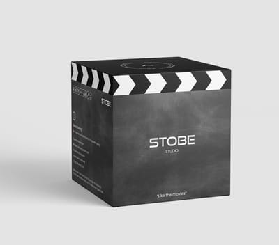 STOBE® Film clapper doos (L) 46x31x26cm Verzend doos - Geschenksdoos - Limited editions - Cadeau doos groot - Verpakkingsdoosjes cadeau - Cadeau doos karton - Uitdeelzakjes - filmavond movie night decoratie