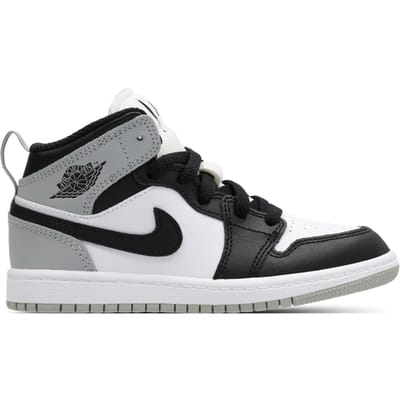 Jordan Aj1 Mid Peuterschoenen - Wit - Maat 28 - Leer
