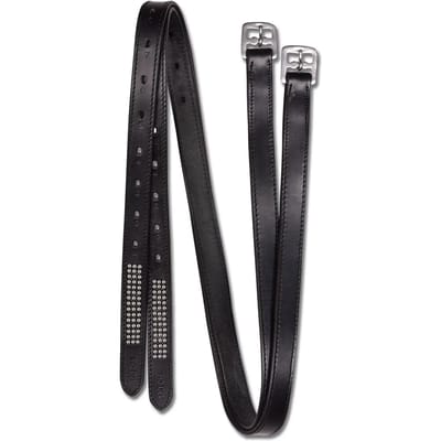 Waldhausen STAR stijgbeugelriemen Silverstar 120 Zwart