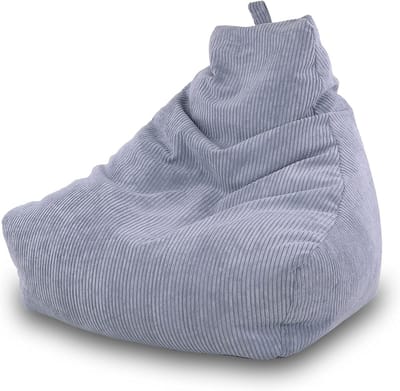 Comfortabele Fluwelen Zitzak Fauteuil Maat S voor Ontspannen Lezen en Liggen