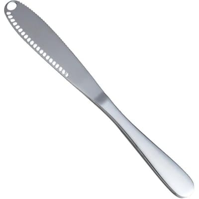 Botermesgaten Kaas Dessertmes Roestvrijstalen Jammes Bestek Toast Veeg Room Brood Kaassnijder Keukengereedschap gray