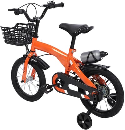 Kinderfiets met zijwieltjes - Loopfiets - Leren fietsen - Stabiel frameontwerp - 16 inch - Blauw