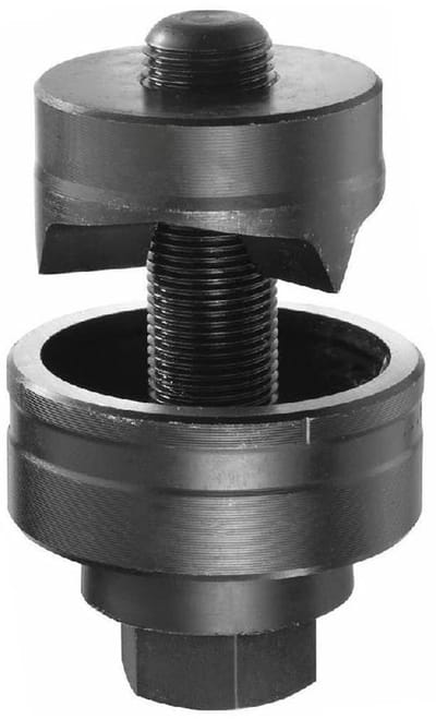 Dailygoods- Metaalplaatgatsnijder 50 mm - Metaal-Zeshoek-Gatknipmachine - Roestvrij Staal - Staalplaat - Gelijkmatige Belasting - Gratloos Gat - Gatboor