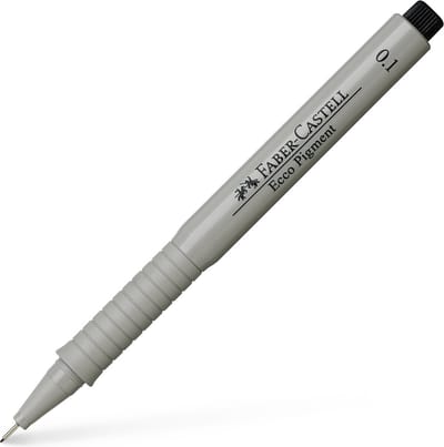 Faber-Castell fineliner - Ecco Pigment - 0,1 mm - zwart - FC-166199