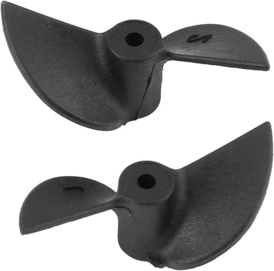 Allecto Plus - Boot Propeller Set met CW CCW Nylon Blades voor RC Boot - 2mm Welle