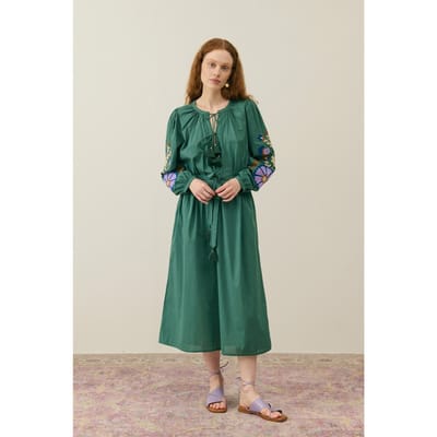 Louise Misha Dress Martina Tuscan Green Größe: 44 | Midikleider Outlet | Damen | Grün
