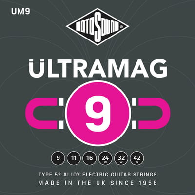 Rotosound UM9 UltraMag Gitaarsnaren (9-42)