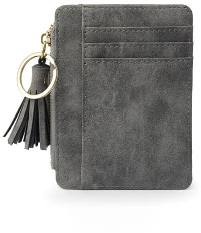 WiseGoods Premium Dames Portemonnee Portefeuille - Creditcard & Geld - Pasjeshouder - Portemonnees Vrouw - Pasjeshouders Grijs