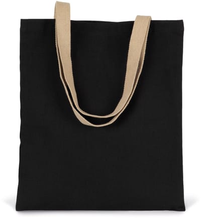 Kimood Gerecyclede shopper KI5203 - Black Night / Hemp - One size