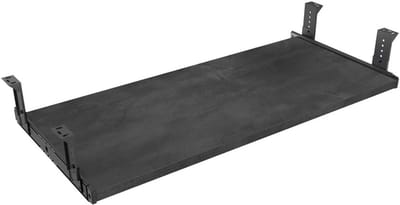Onderbouw Toetsenbord Lade - Toetsenbord Platform Bureau Lade - Bureau Organisatie - In Hoogte Verstelbaar - 76 cm - Zwart